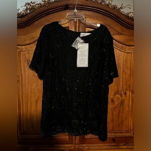 NWT dressy top with sequins
